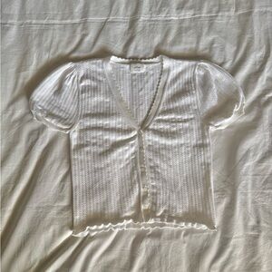 Aritzia Wilfred Estilo Top Light Birch - Small